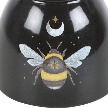 Brûle-parfum à motif abeille lunaire