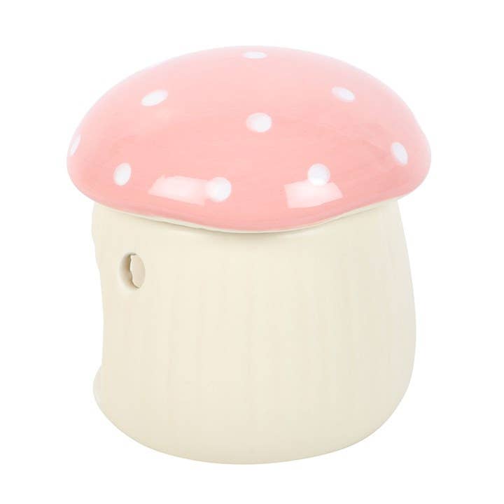 Brûle-parfum champignon rose