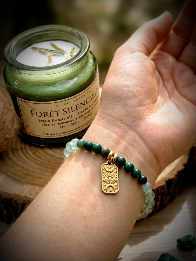 Bracelet L'enraciné – Rituel "Forêt Silencieuse"
