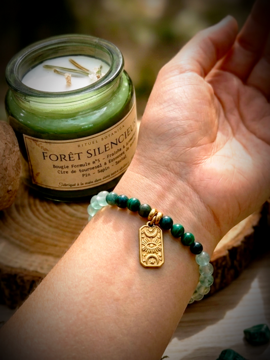 Bracelet L'enraciné – Rituel "Forêt Silencieuse"